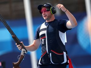 Supporting image for story: Nathan Hales wins men’s trap gold with a new Olympic record