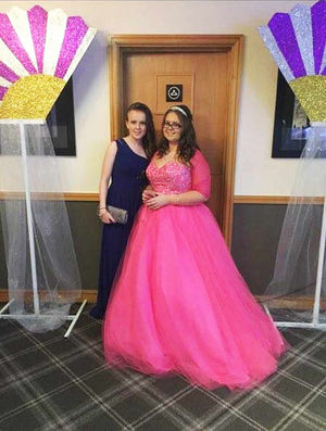 Tiegan with one of her best friends, Shannon