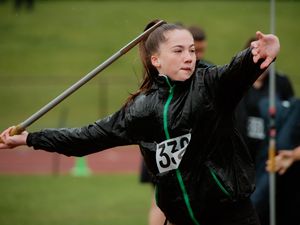 Supporting image for story: No rain no gain as Shropshire pupils battle for athletics titles