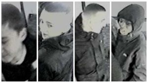 The police would like to speak to these four men, picture: West Midlands Police