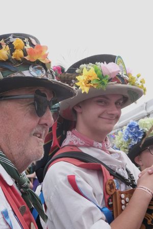 Performers get ready to take to the stage at the Shrewsbury Folk Festival. Photo: John Hooper