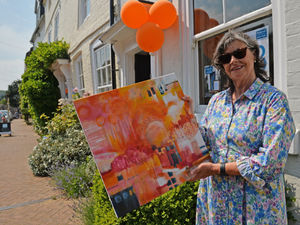 Supporting image for story: Hundreds turn out for unique Bridgnorth art trail - in people's homes