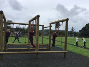 Supporting image for story: New daily mile track and activity frame for pupils thanks to funds