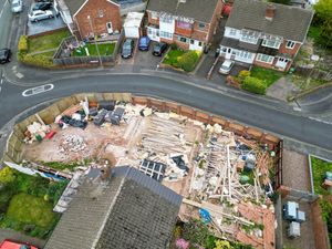 Supporting image for story: Watch: Aftermath of demolished Willenhall 'monster mansion' built without planning permission