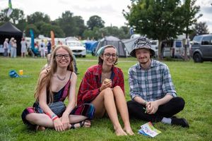 Esther Pigney, Izzy Monnick and Max Goodall. Photo: Steven Oliver Photography