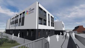 An artist impression of what the new Ladder School building on the former Shannons Mill site might look like. PIC: Race Cottam Associates