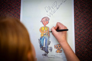 Sophie's art inspired by Roald Dahl's stories