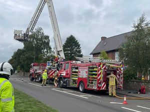 Supporting image for story: Roads closed as firefighters tackle house fire near Oswestry