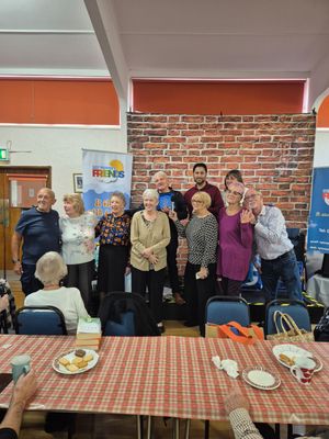 High Sheriff Award winner Shaz Saleem With Roger Edwards and Sgnt Peppers team