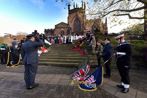 The Wolverhampton Remembrance Sunday service
