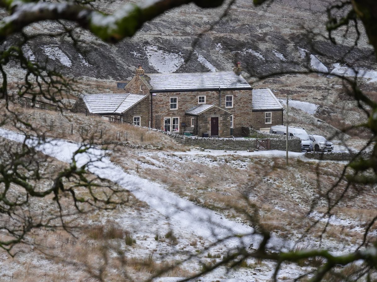 Met Office issues amber snow warning in &lsquo;first notable cold snap&rsquo; of autumn