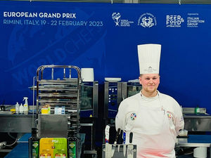 Supporting image for story: Shropshire-based chef Calum takes silver in European culinary event 