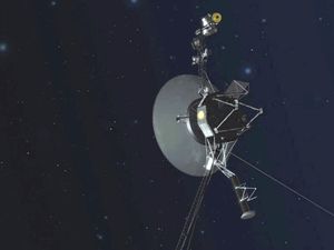 A Nasa illustration depicting Voyager