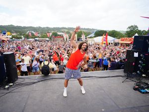 Supporting image for story: Joe Wicks eyes Pyramid as he leads Glastonbury workout days after son’s birth