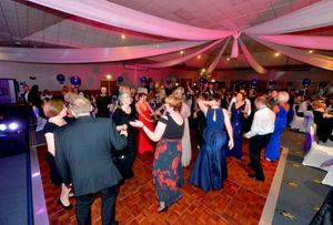 The packed dancefloor 