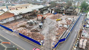 Willenhall demolition site