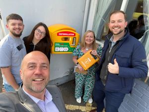 The group were pleased to be able to officially unveil the new lifesaving device