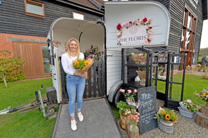 Sam Sexton renovated an old horse box into a florist