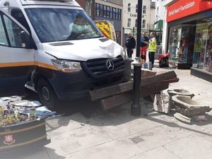 Supporting image for story: Oswestry stone cross damaged in van crash months ago could soon be back in its rightful place