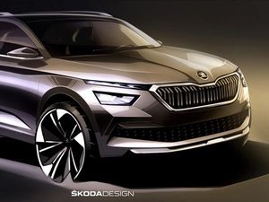 Supporting image for story: Skoda Kamiq sketches gives first full glimpse of upcoming SUV