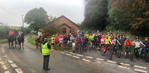 On the starting line at a previous Huntington Chase. This year's event will take place on Saturday, September 27
