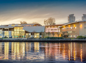 The St Peter's Campus at Sunderland University where James ended up after Clearning. Photo: David Allan