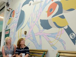 Supporting image for story: Mural causes a flutter in Market Hall