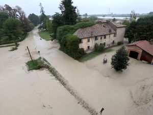 Supporting image for story: Floods in central Europe threaten new areas as 1,000 people evacuated in Italy
