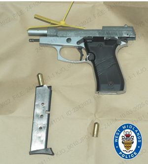 The firearm. Photo: West Midlands Police