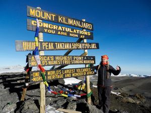 Supporting image for story: Summit special about Shropshire charity worker's Kilimanjaro challenge