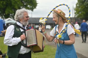 Ray and Bev Langton from Shropshire Morris