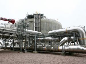 A general view of the National Grid Grain LNG site in Grain, Kent.