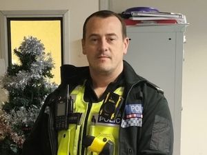 Supporting image for story: Dudley cop recognised for bravery after confronting armed man who locked shoppers in retail store 