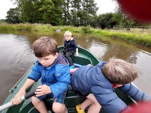 The Robinson brothers, Joel, Sam and Zac, took to the water