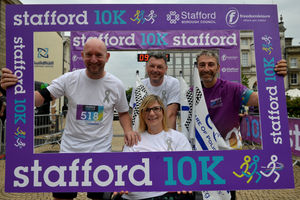 Darren Bond, Dave Mullins, PC Claire Bond with John Rainsbury