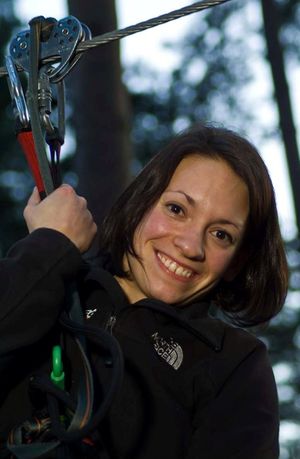 Site manager Claire Potter 