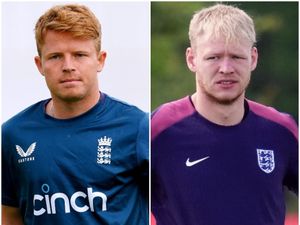 Supporting image for story: He can come more often – Ollie Pope hails ‘lucky charm’ Aaron Ramsdale after ton