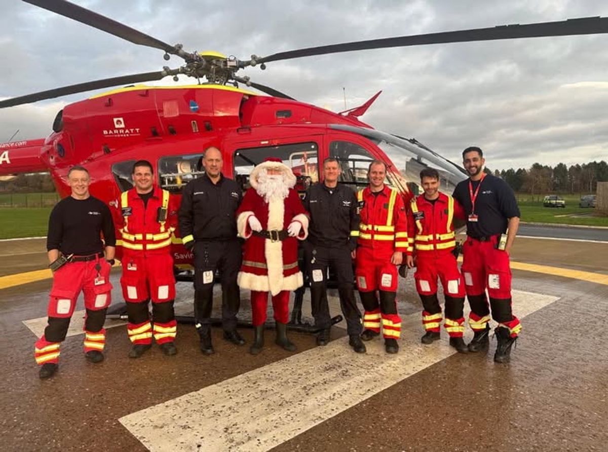 Celebrate the festive season with Midlands Air Ambulance Charity&rsquo;s Santa Experience