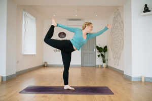 Chloe Beeson has only recently opened a yoga studio in Bishop's Castle - the first in the town - after setbacks caused by the pandemic. Because of the town's location on the Welsh border some of her customers can't come to classes for a while