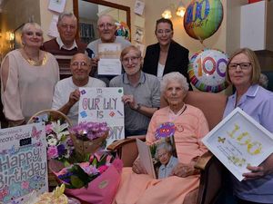 Supporting image for story: Lillian celebrates 100th birthday with family