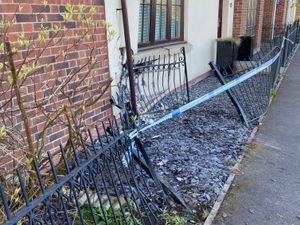 Supporting image for story: Car crashes into Telford house