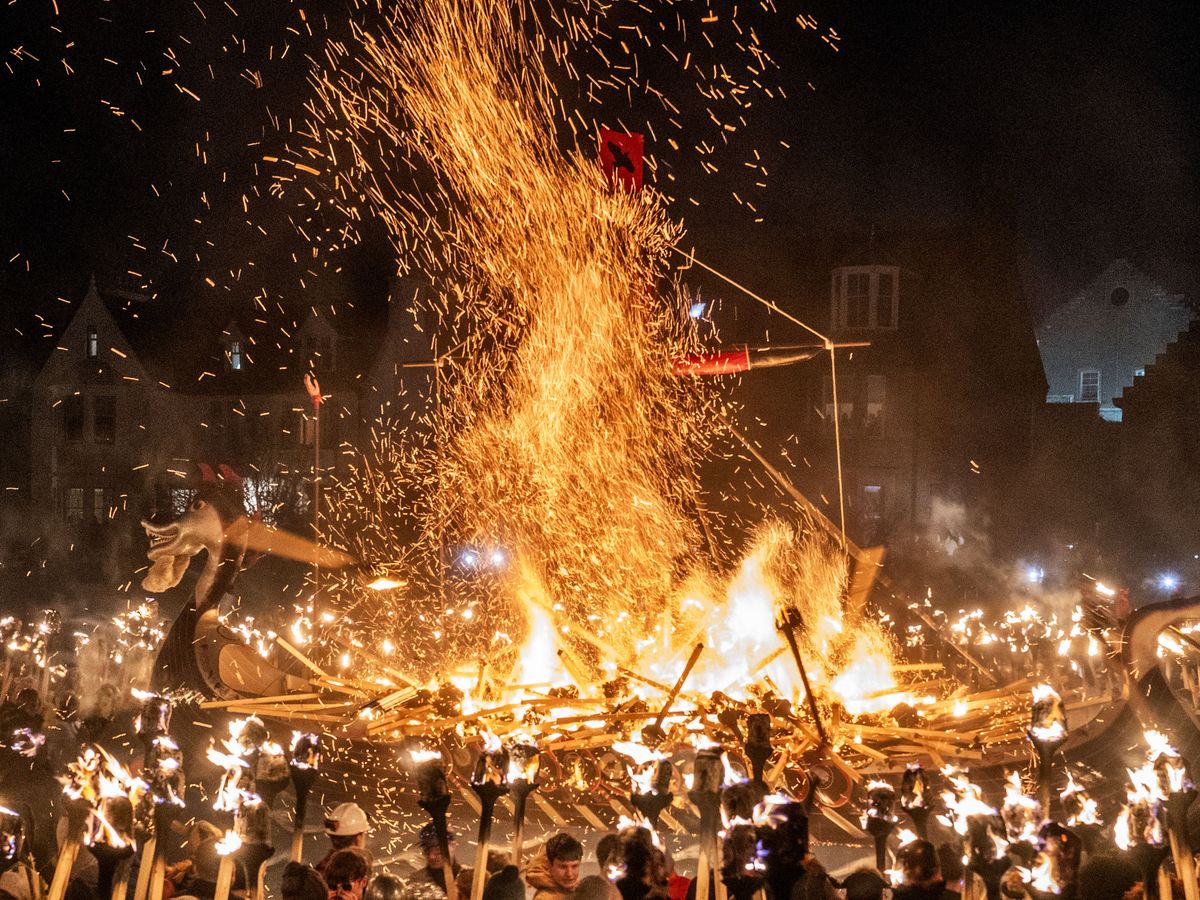 In Pictures: Burning galley provides fitting climax to Up Helly Aa revelry