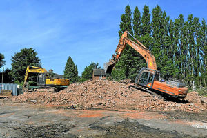 Bulldozers flatten the site of the former pub in Willenhall Road, Bilston. The store which will replace it is set to create 20 jobs