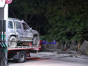 Supporting image for story: Man charged with attempted murder after car fire at petrol station forecourt in Dudley