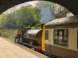 Supporting image for story: Steam railway still open despite roadworks nearby