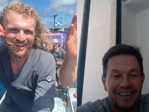 Supporting image for story: Mark Wahlberg tells Scots brothers their Pacific rowing bid ‘could be a movie’