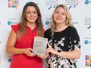 Supporting image for story: College team celebrates recognition 