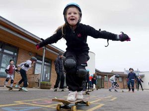 Supporting image for story: Watch: All aboard as Telford pupils enjoy lesson with a difference