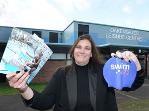 Supporting image for story: Telford woman takes on 22-mile charity swimming challenge