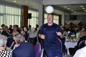 World record holding football freestyler Dan Magness in action. Image: Jo Pearce